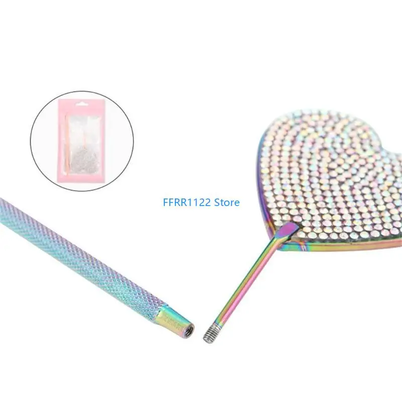 

Y1UF Stainless Steel Eyelash Mirror,Lash Extension Supplies Portable Makeup Mirror