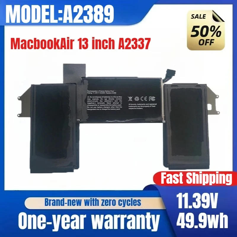 

Laptop Battery for MacBook Air A1965 A2389 Battery A1932 A2179 A2337 M1 Series Laptop Battery High Quality Replacement Battery