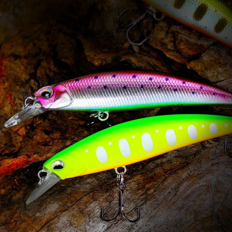 TSURINOYA DW75 Sinking Minnow Fishing Lure 70mm 8.9g Artificial Hard Bait Jerkbait Wobbler Bass Trout Freshwater Fishing Tackle image 6