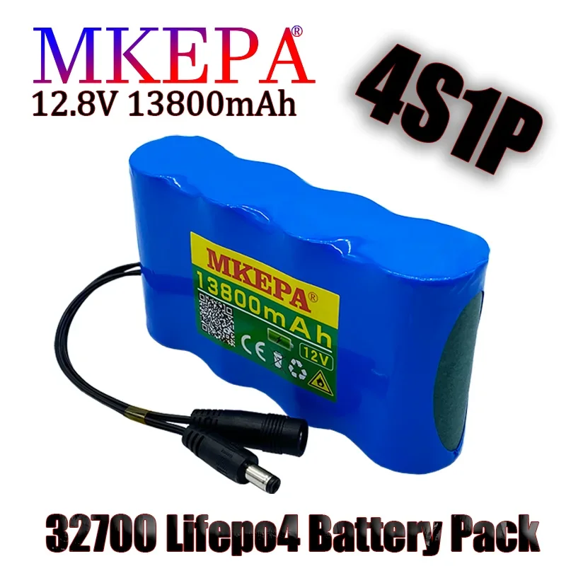 32700 battery pack 4S1P 12,8V with 4S 40A balanced BMS for electric boat and 12V non interruptible network components