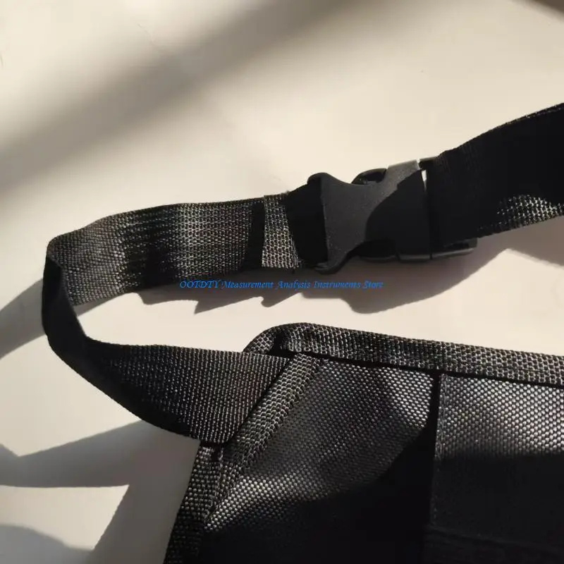 367D Black Multi Pocket Leg Mounted Tool Belt For Craftsmen Professionals