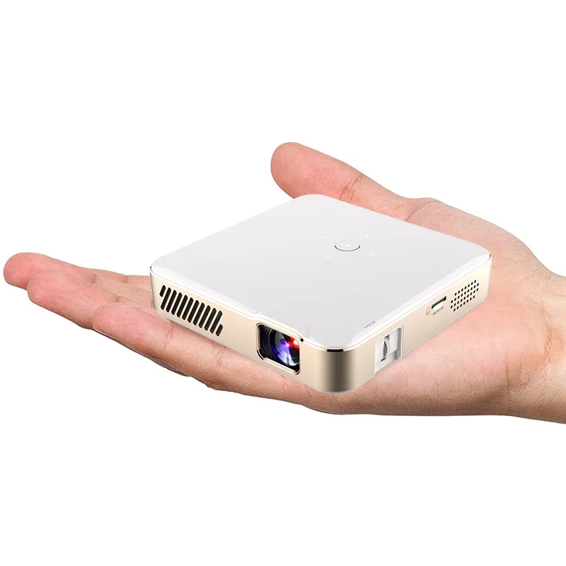 P30 DLP Mini Portable Projector Movie Home Video Beamer Support Built-in Battery WIFI Outdoor Android Full HD 1080p 4K