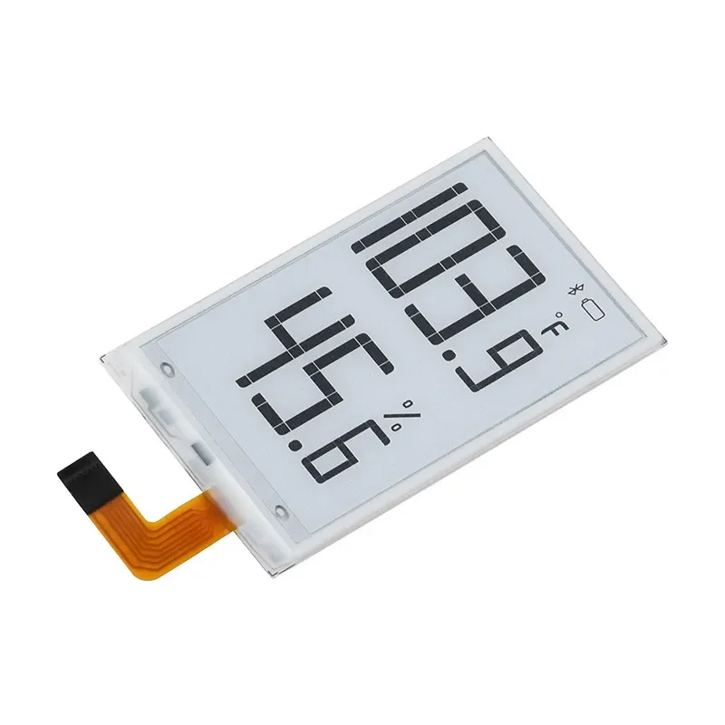 Weixue 1.9-inch e-Paper Segment Code Ink Screen for 91 Segments with I2C Communication Support Partial Refresh