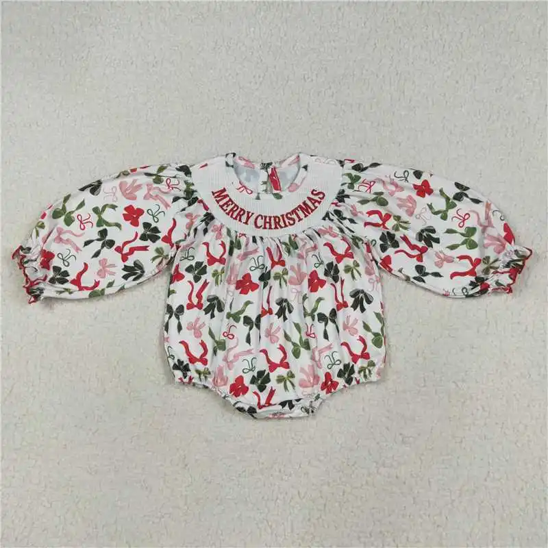 رومبير للأخوة للفتيات الصغيرات بسحاب لعيد الميلاد مع فيونكات حمراء وأخضر وأكمام طويلة ملابس مريحة لعيد الميلاد للفتيات #5