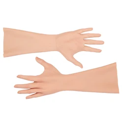 ONEFENG Realistic Silicone Female Gloves Hand Gloves Veins Skin Female Gloves For Crossdresser Cosplay