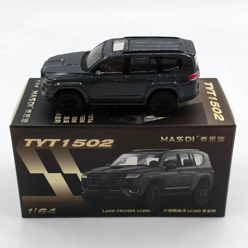 

MASSDI Diecast 1:64 Scale TYT LC300 TYT1502 Alloy Simulation Car Model Static Collection Decorated Holiday Toy Souvenir Gift