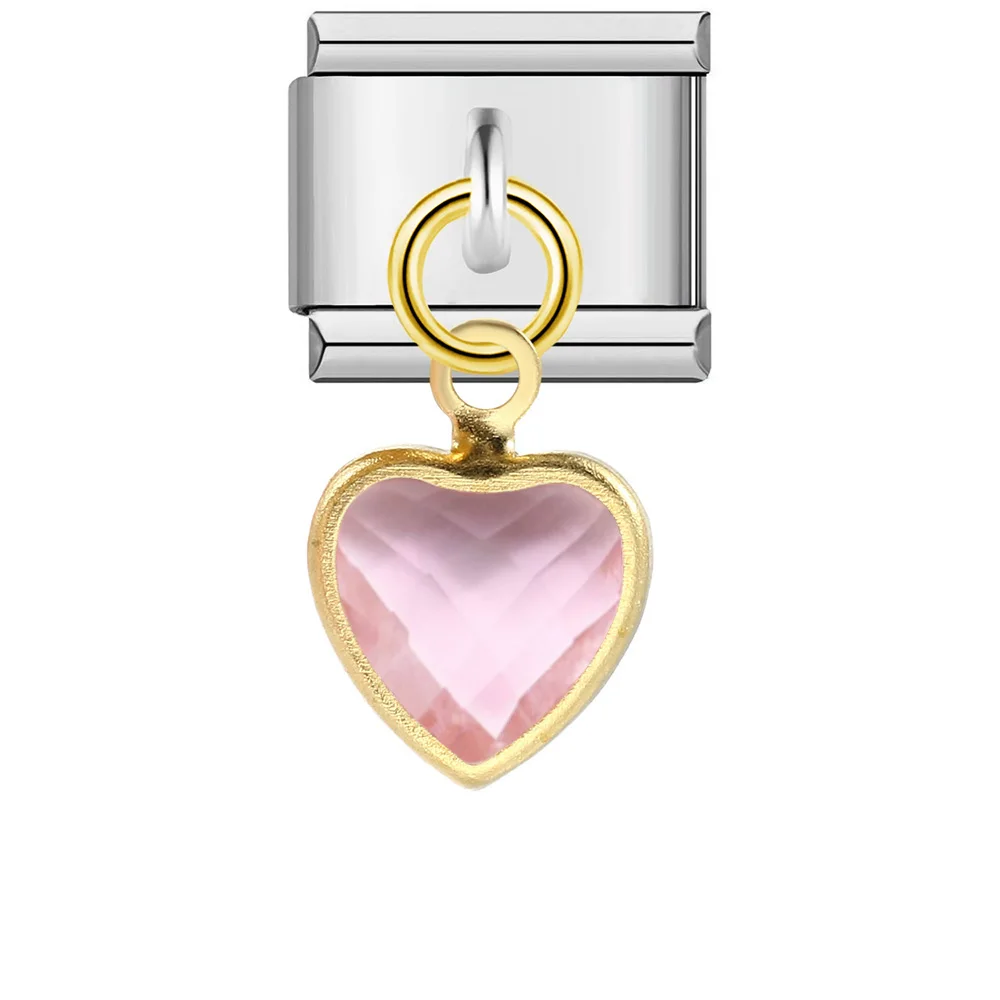 GEMOSA Simplicity Trend Pendant Cross Flowers Bees Shells Italian Charm Link Fit 9mm Stainless Steel Bracelet DIY Making Beads
