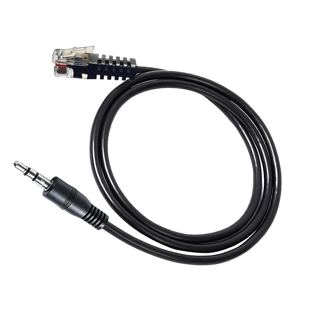 For Fanatec Handbrake 3.5mm Stereo Jack to RJ12 Cable for Connecting Clubsport Wheel Bases/Racing Wheels