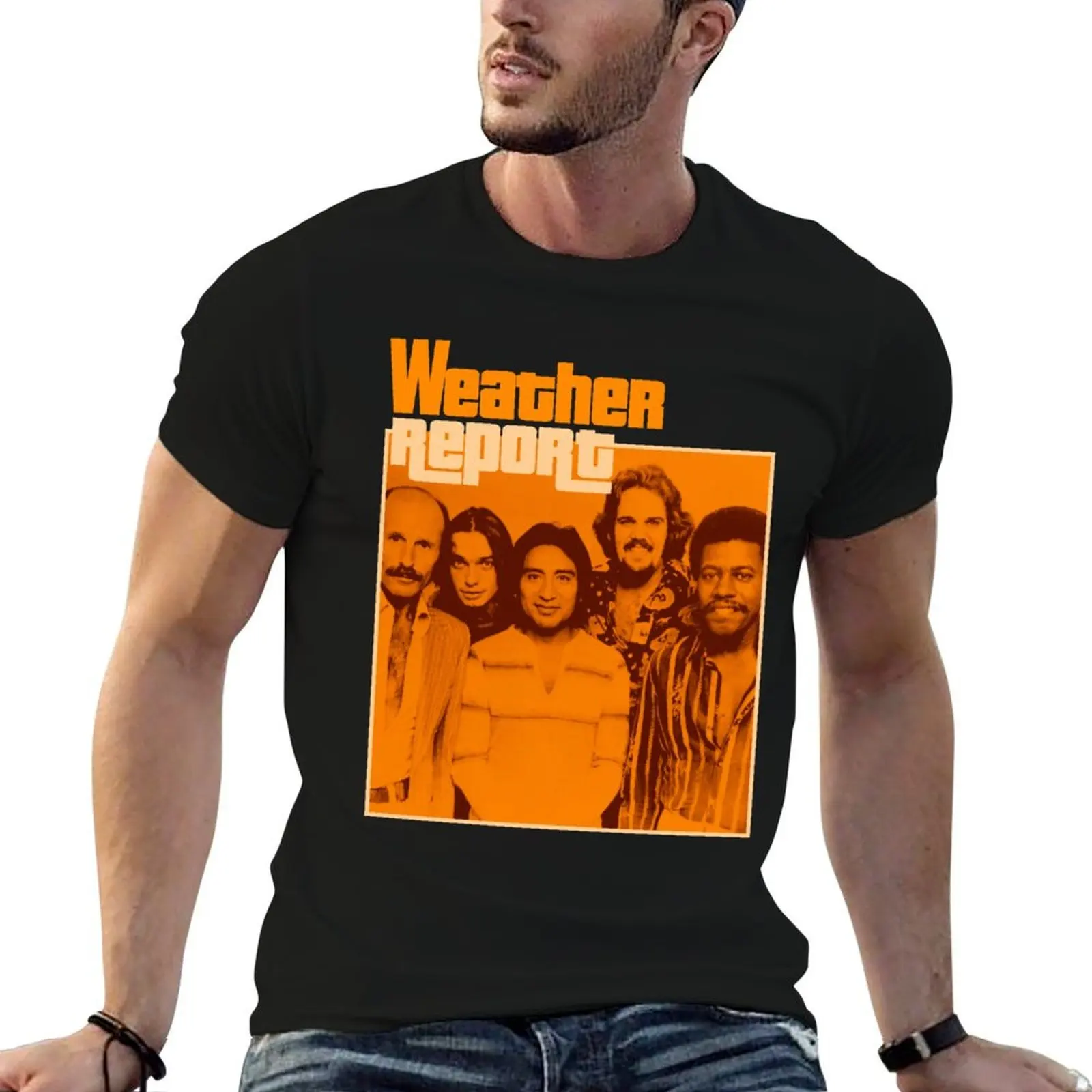 Weather Report band T-Shirt street wear plus sizes t shirts men