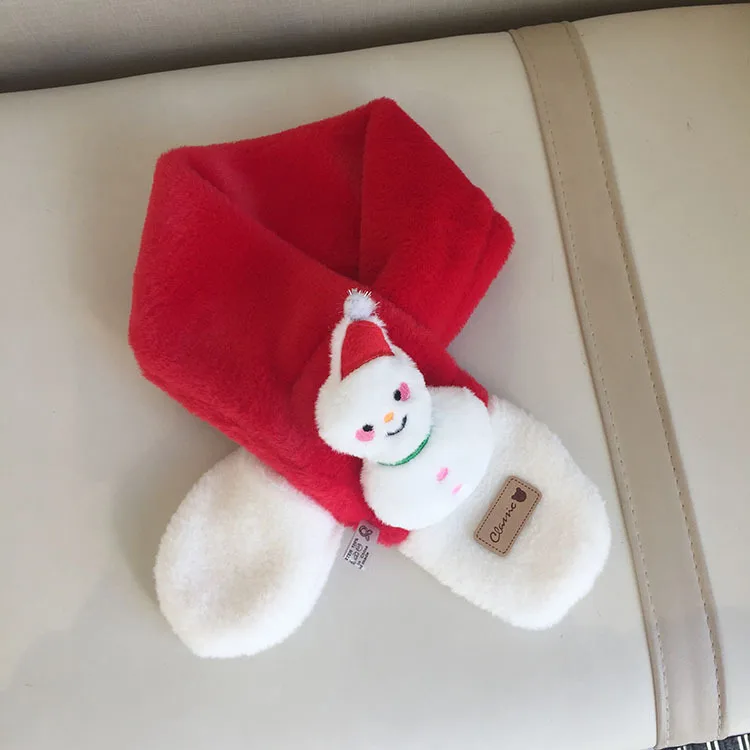 أزياء أفخم عيد الميلاد الأطفال وشاح يندبروف سماكة الصليب وشاح الأوشحة الشتوية الدافئة الخريف والشتاء #3