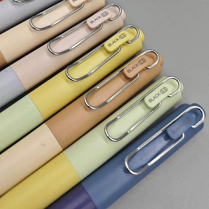 5 Teile/satz Tragbare Mini 0,5mm Kern Kurze Tasche Stift Neutral Stift Nette Carbon Stift Langlebig Kugel Spitze Stift Studenten schule Liefert – Detail 14