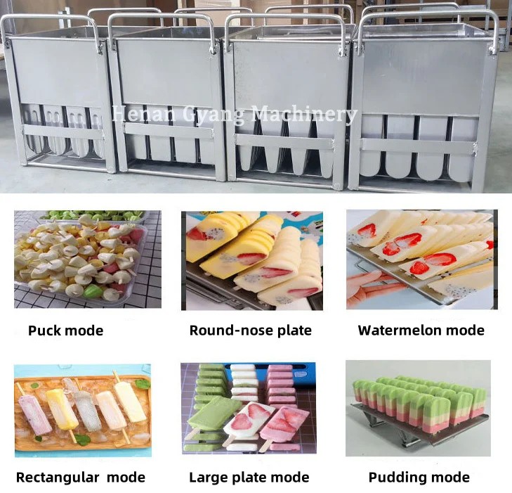 Multi Function 4 Mould Popsicle Making Machine Hot Sale Small Dubai Fruit Popsicle Machine Ice Creme Machine Price in Italy