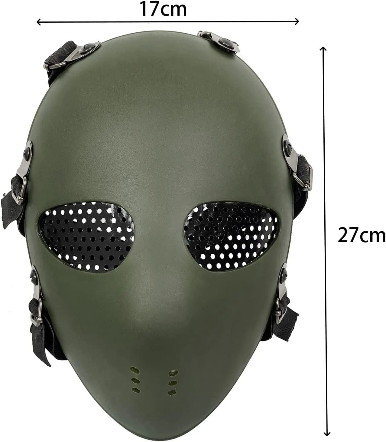 BB Gun Classic Style Head Protective Mask, Airsoft Paintball Mask, Field Hunting, Military War Game, Party Mask