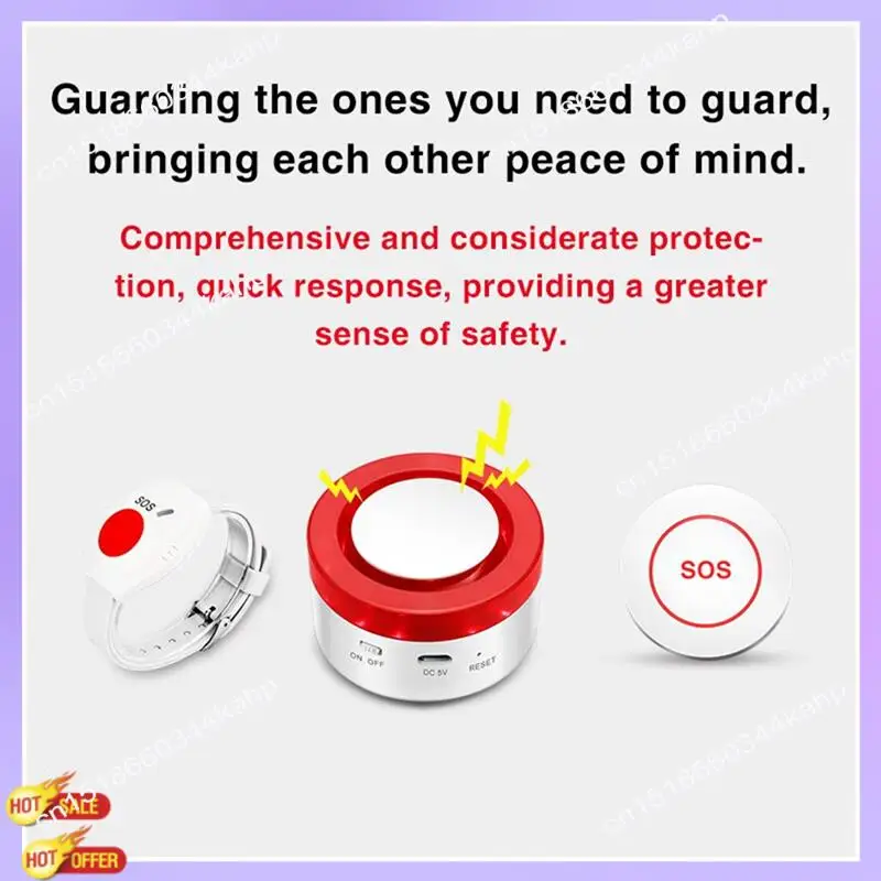 

Тревожная кнопка CLCU SOS для пожилых людей, устройства аварийного оповещения о падении, Wi-Fi, пейджер для сиделки жизни, Tuya, умное уведомление через приложение EU P