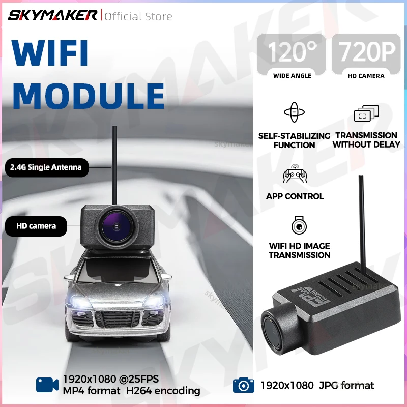 Wltoys 1:64 6401 FPV RC Car WIith Wifi HD Camera 2.4G rc mini Cars Full Scale Built In Gyroscope Photography Videography VR