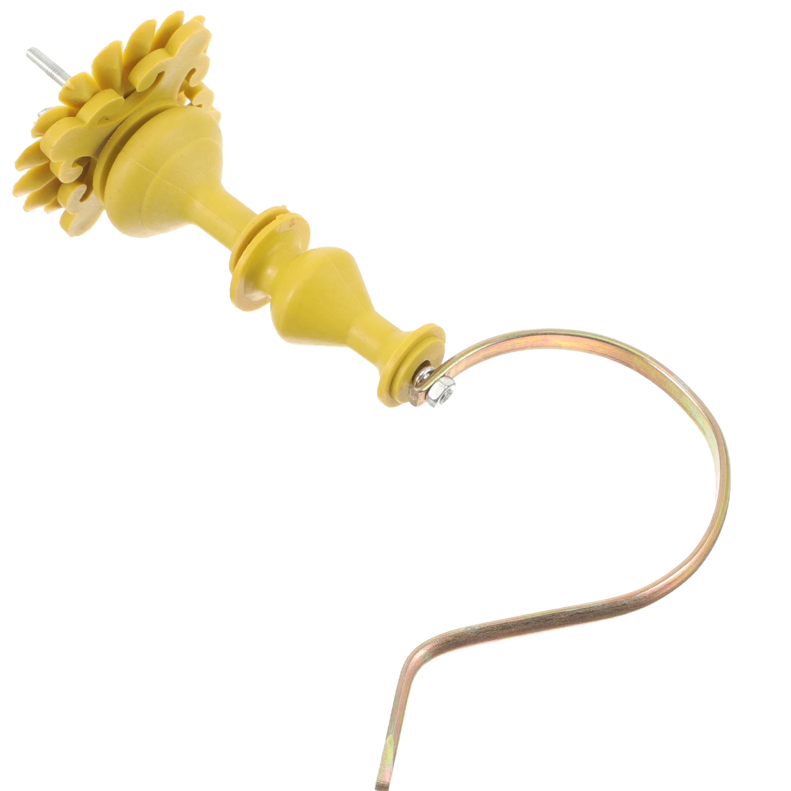 

Bird Cage Hook Bamboo Pet Supplies Yellow Plastic Durable Hanging Hook Small Size Light Weight Birdcage Accessories Balcony