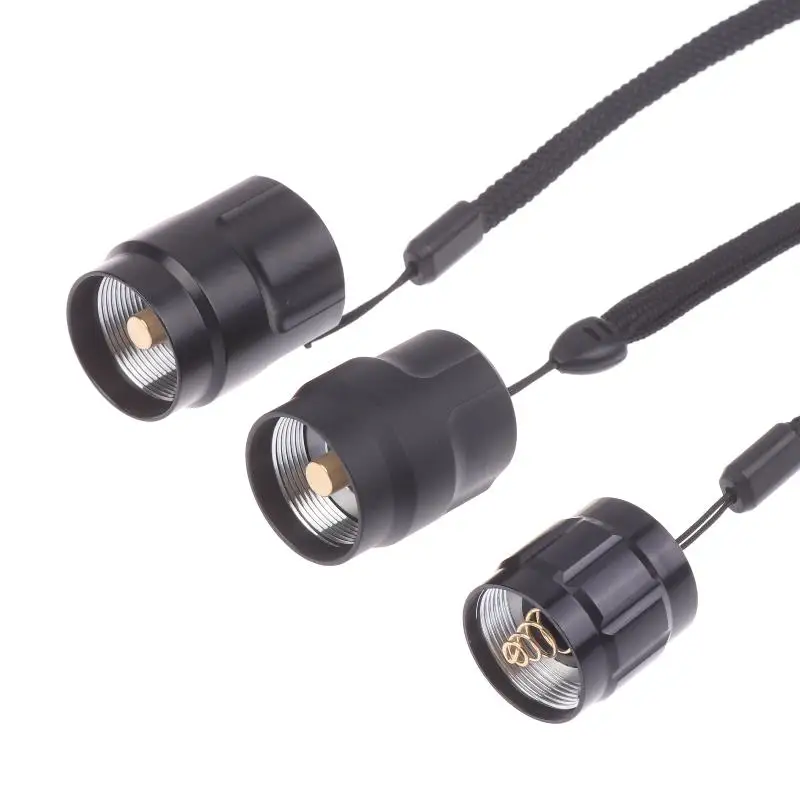 For 501 502 C8 C12 Aluminum Alloy LED Flashlight Button Switch Case Tail Switch Module Flashlight Replacement DIY