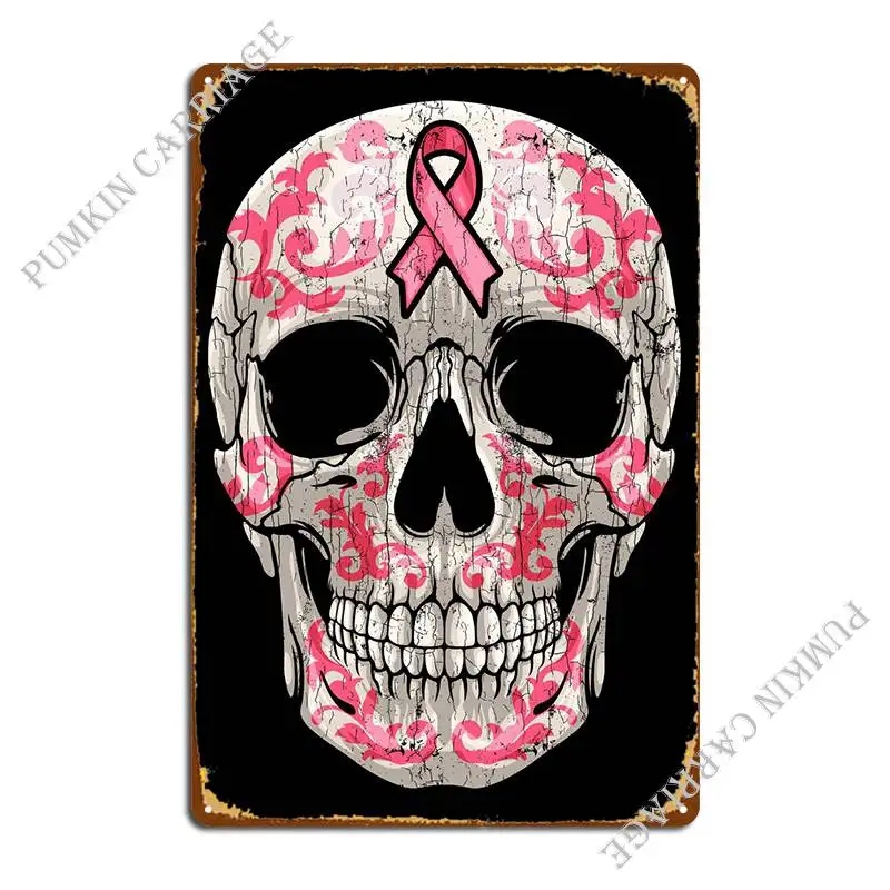 Breast Cancer Awareness Gr Metal Plaque Poster Rusty Party Plates Bar Vintage Tin Sign Poster