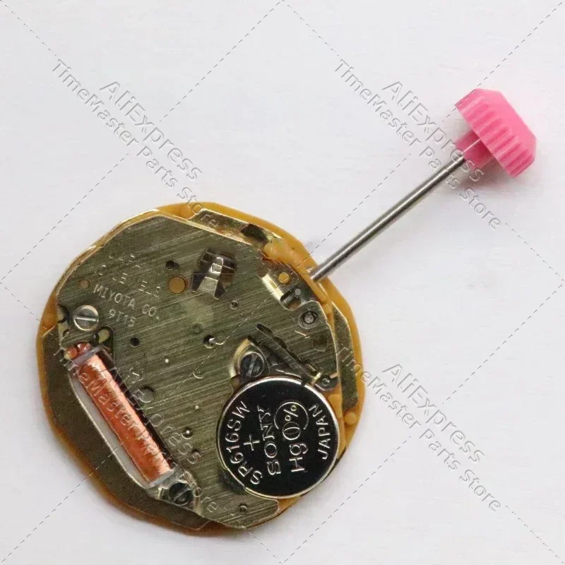 Movimiento electrónico de cuarzo MIYOTA 9T15, calendario único, 3/6 manos a fecha de 3, movimiento de reloj, nuevo, Japón