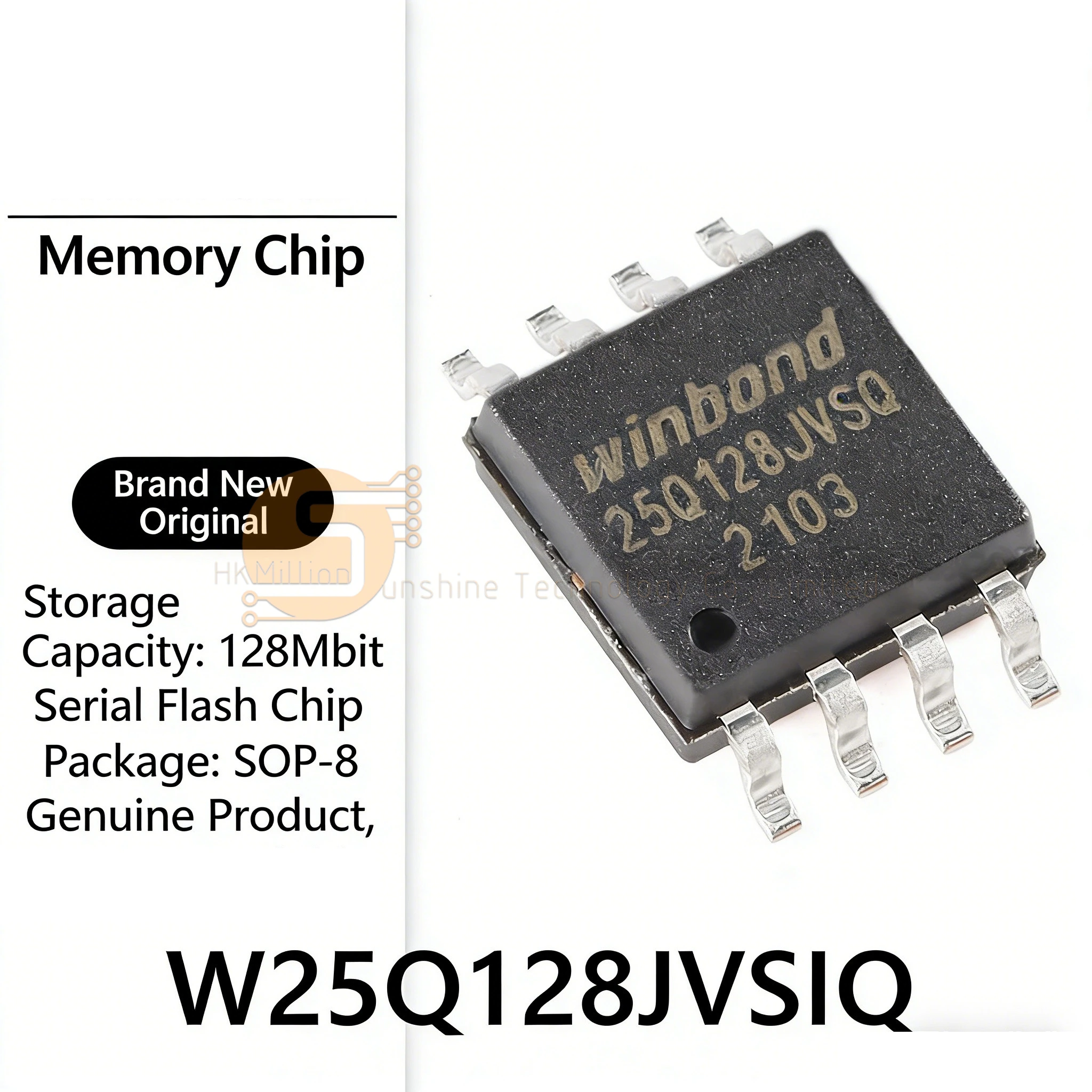 5pcs W25Q128JVSIQ JVSSIQ JVSQ SOIC-8 128Mbit Brand New