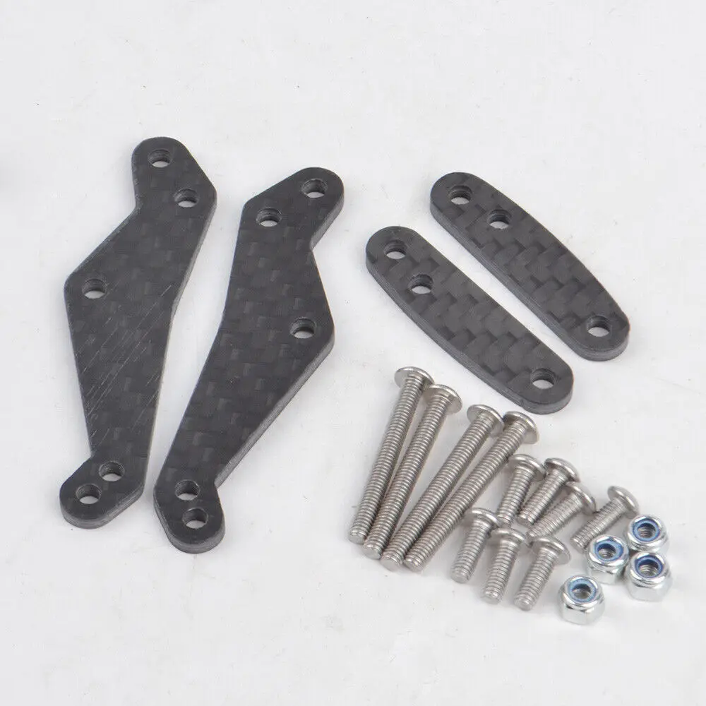 Carbon Rear Shock Plate for Tamiya Monster Beetle /Frog /BlackFoot Upgrade Parts