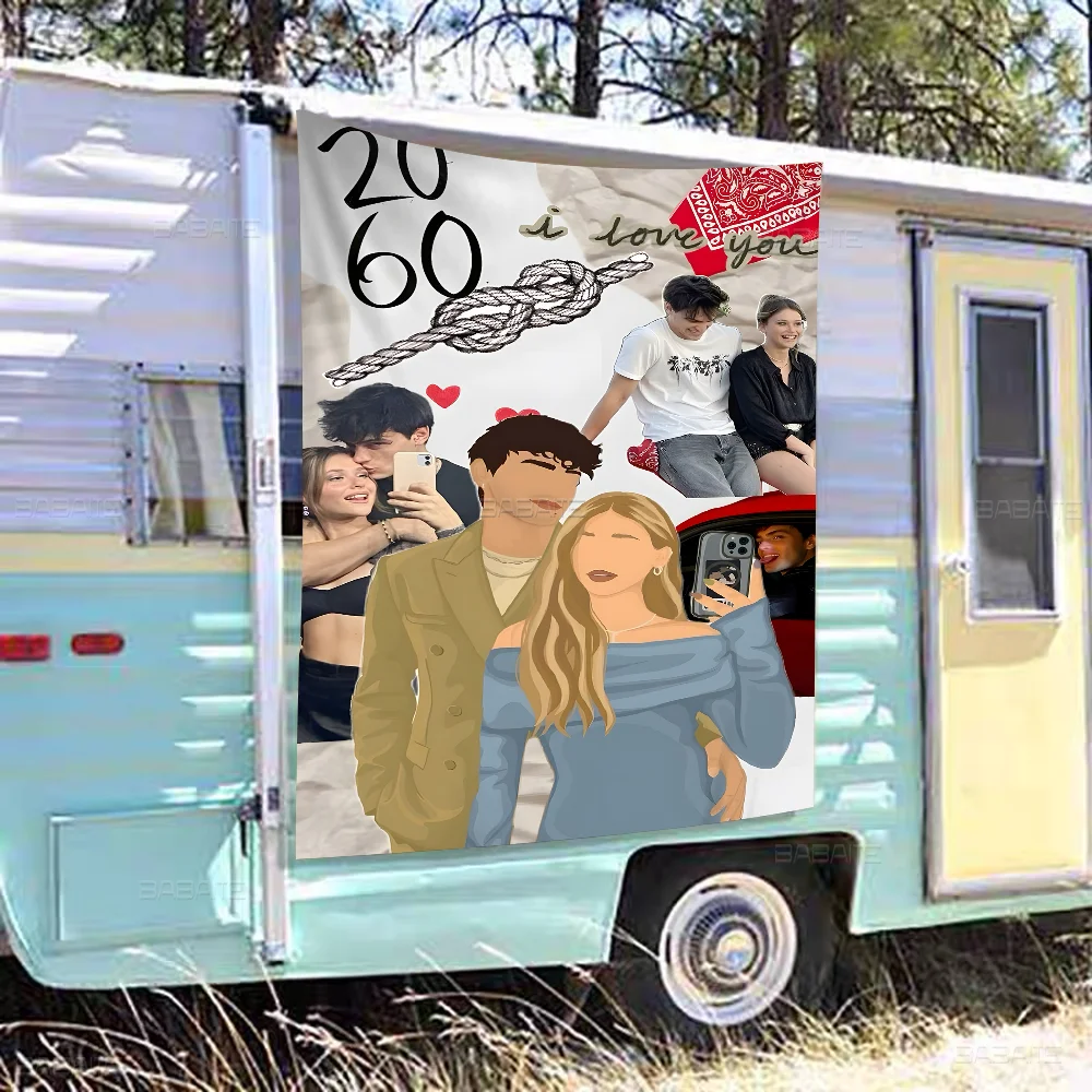 خطأي Culpa Mia 2023 فيلم مطبوع كبير العلم الفن الخيال العلمي غرفة ديكور المنزل ديكور راية