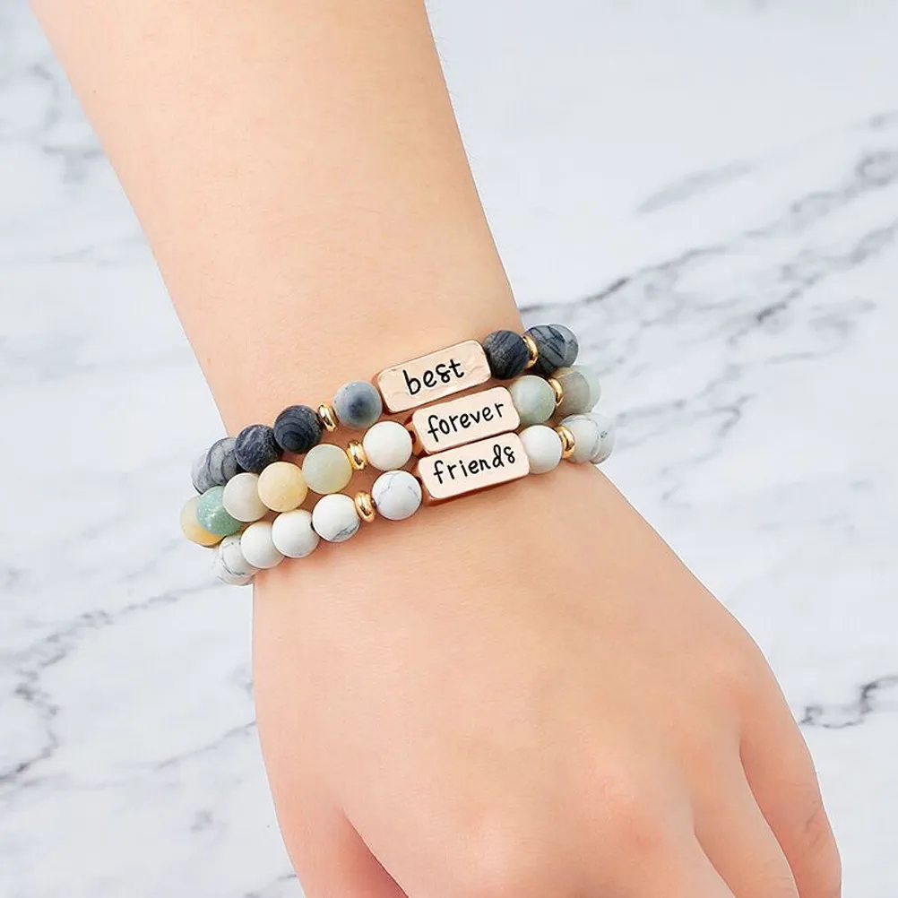3Pcs Bracelet Fashion Stylish Unique Hand Chain Birthday Gift for Men Women Creative Casual Hand Chain