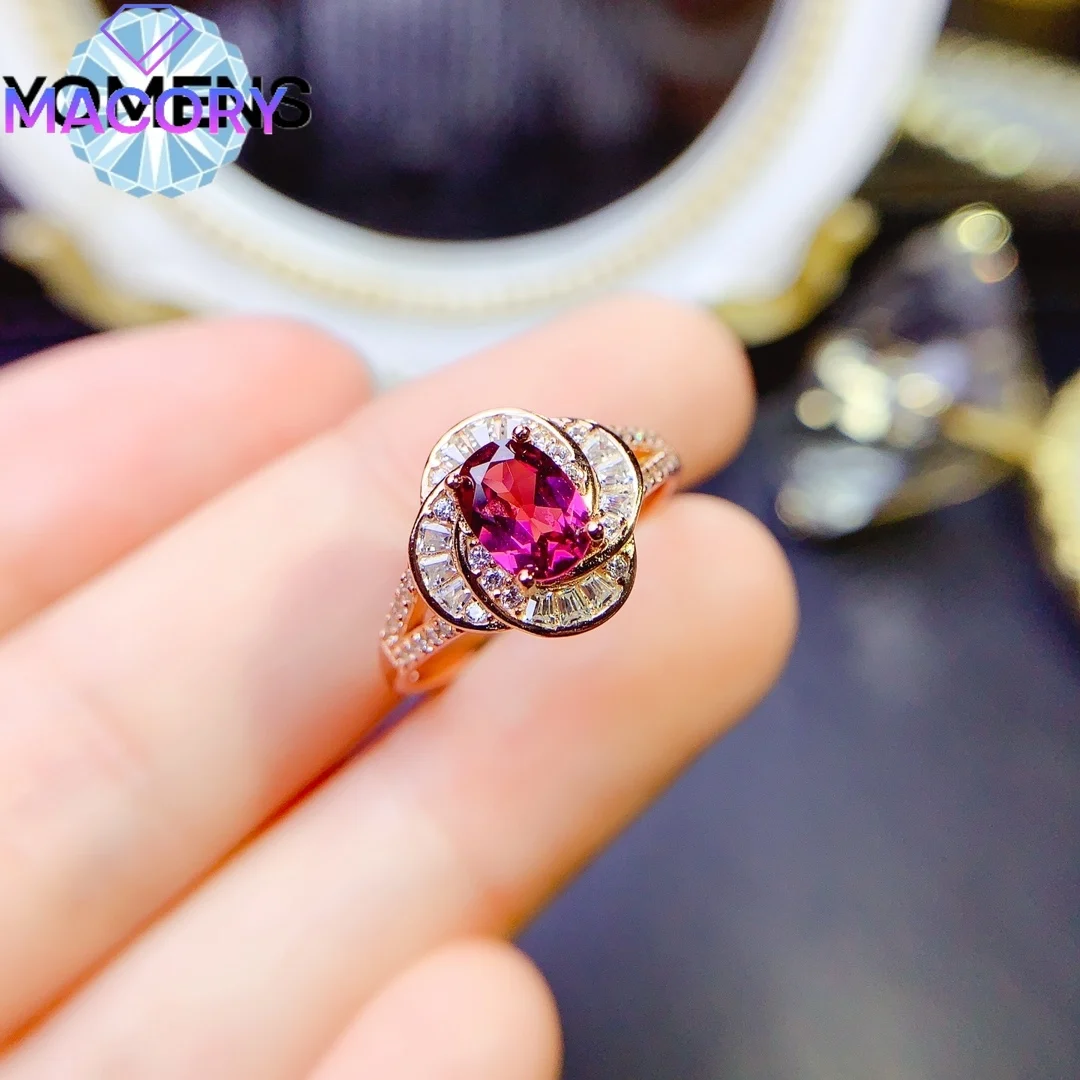 خاتم العقيق الطبيعي أنثى فضة 925 نسخة طبق الأصل من العلامة التجارية الفاخرة 925 مجوهرات فضية مع شهادة أرسلت مجانًا في عيد الحب. #4