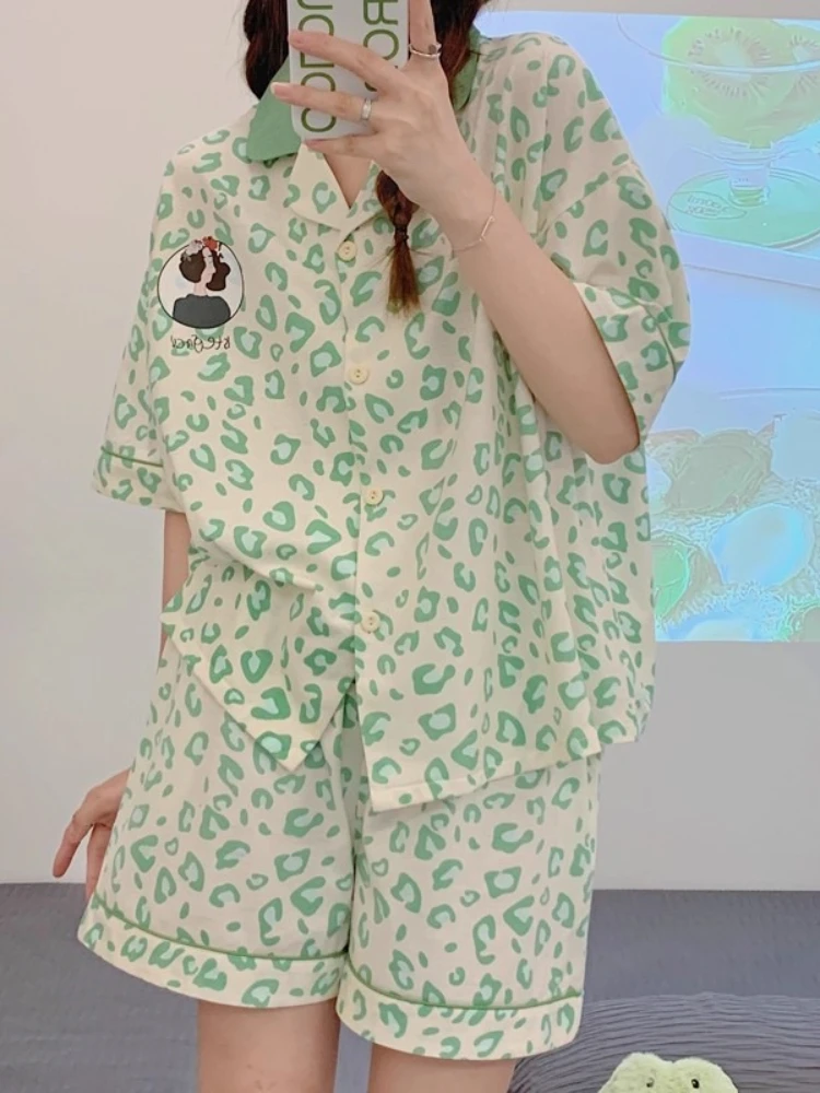 

Ins Style Elegant Colorful Butterflies Women's Pajamas Trendy Fashion Design Summer Short Housewear 2025 New Y2k Ladies Homewear