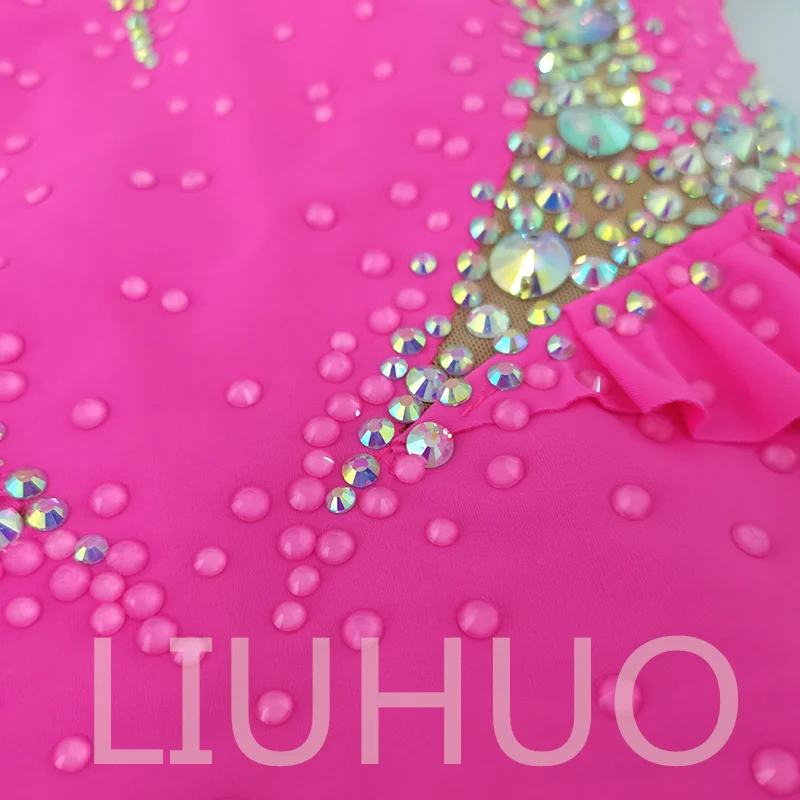 LIUHUO Rhythmic Gymnastics Leotard Competitive Cheerleading Performance For Children