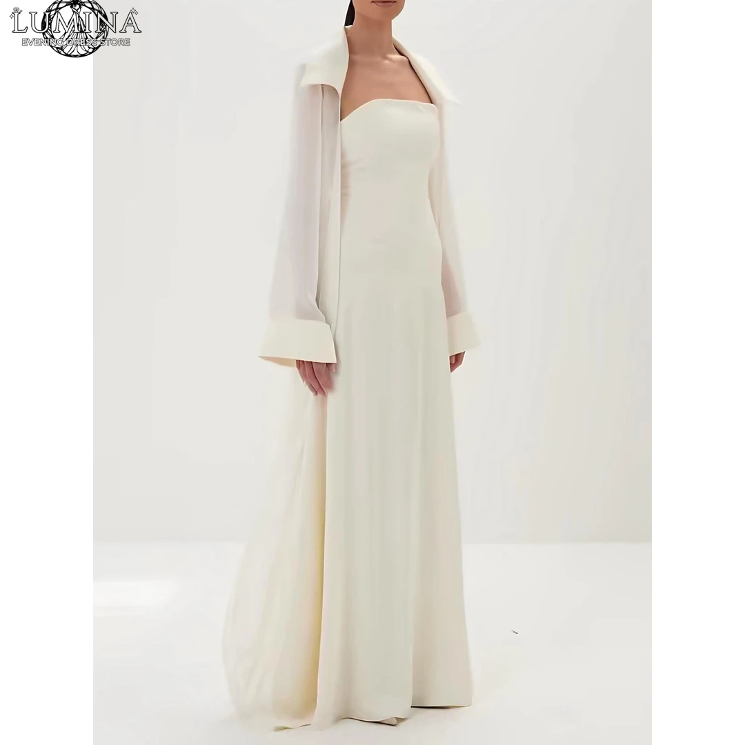 Lumina Custom Made Evening Dresses for Special Occasions A Word Elegant Curved Party Dresses 2026 Luxury Evening Sling Beading