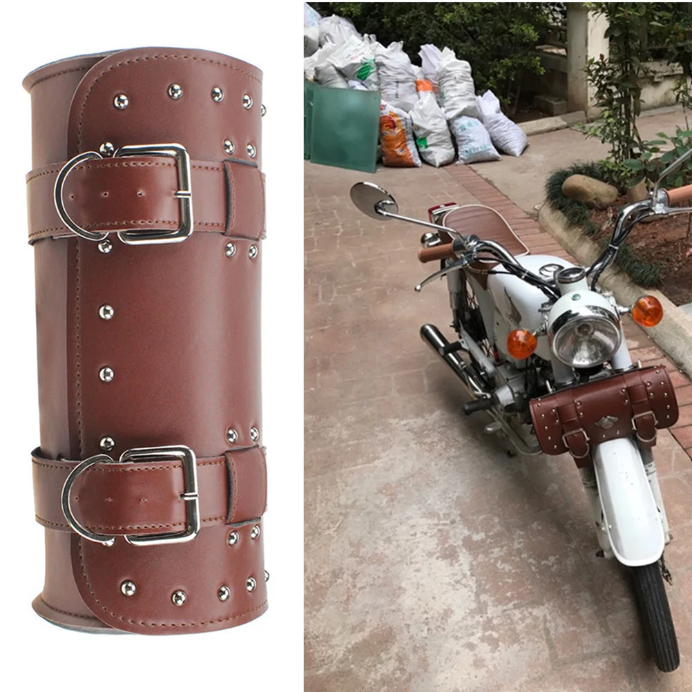 Borsa impermeabile per moto 13X31 cm da appendere per moto con cinghie nere