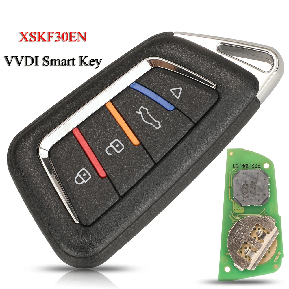 

jingyuqin XSKF30EN VVDI Remote Smart Car Key English Version For BMW Smart Card Xhorse Series Universal Remote Control 3Buttons