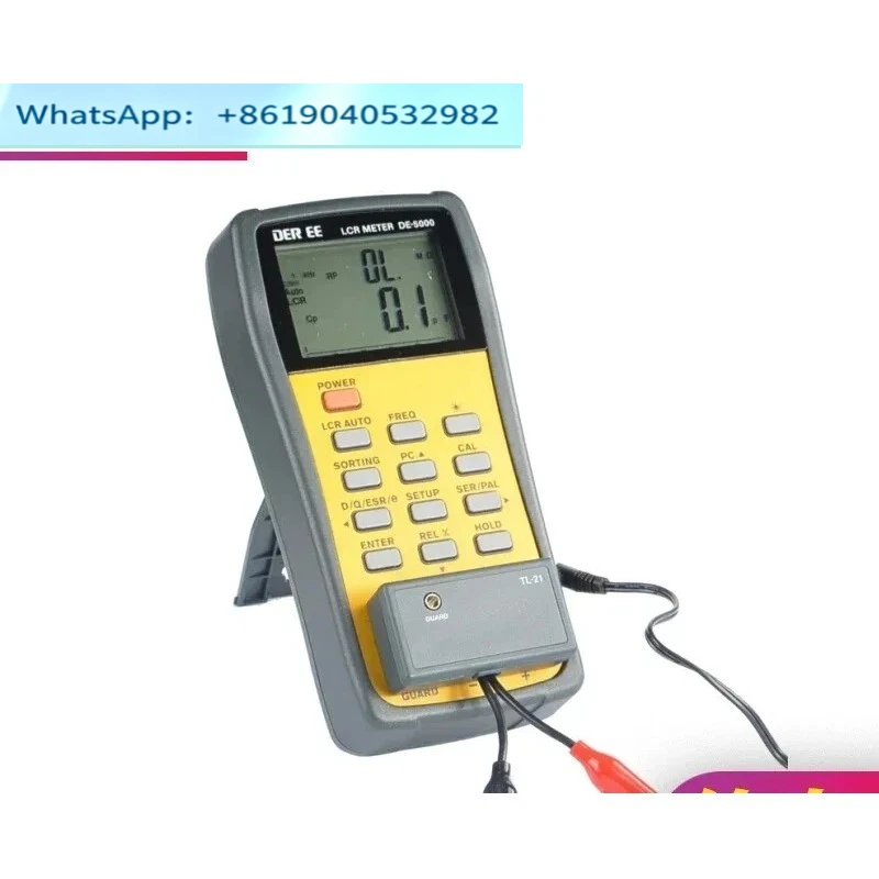 DE-5000 High Precision LCR Meter Tester Inductance Resistance Capacitance Meter Handheld Digital Bridge