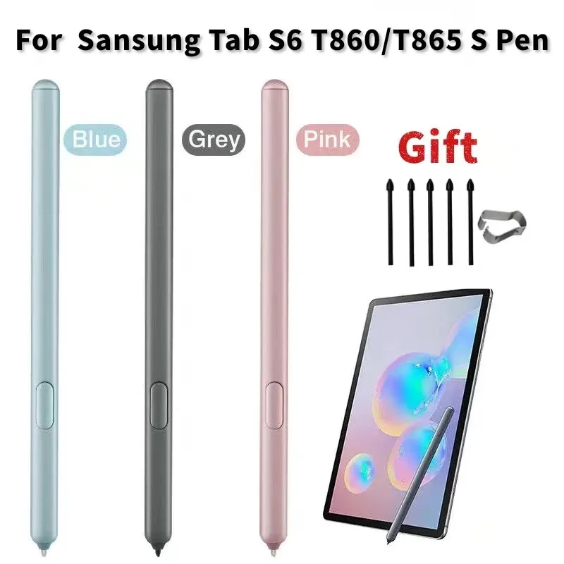 For SAMSUNG Galaxy Tab S6 SM-T860 865Tablet Stylus Sensitive S Pen Replacement Touch Screen Pencil No Bluetooth