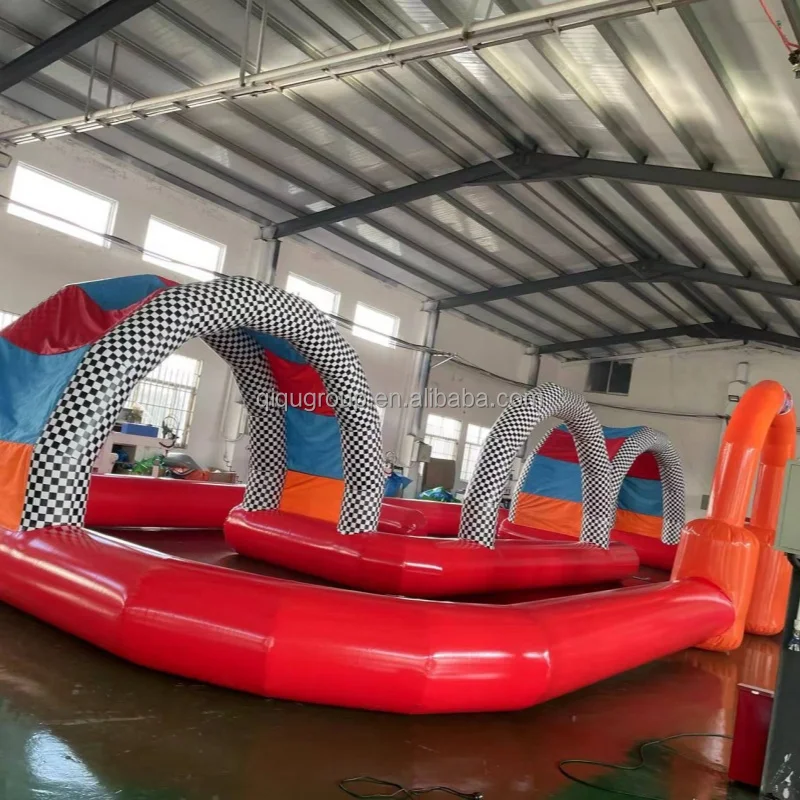 

Новый дизайн, уличный/в помещении, ПВХ, картинг, бампер, автомобильная надувная гоночная трасса для продажи