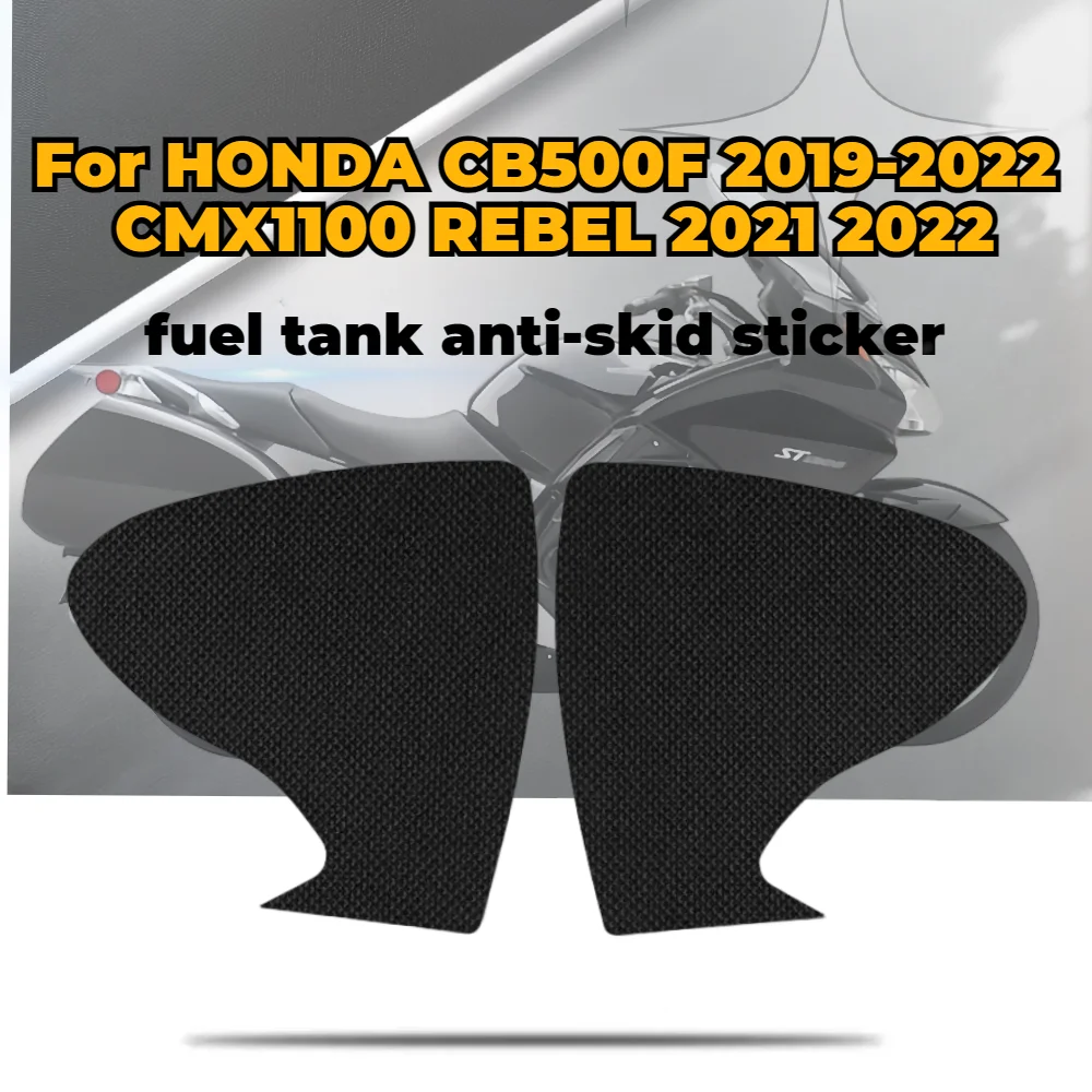 

For HONDA CB500F 2019-2022 CMX1100 REBEL 2021 2022 Motorcycle Side Fuel Tank Pad Protective Sticker Gas Knee Grip Sticker