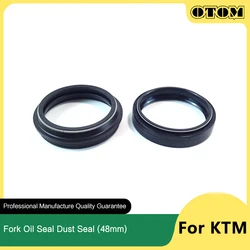 OTOM Fork Oil Seal Dust Seal Motorcycle WP48 Rubber O-Ring For KTM HUSQVARNA EXC SXF XS XC XCW FC TC TE 125 250 350 450 500 990