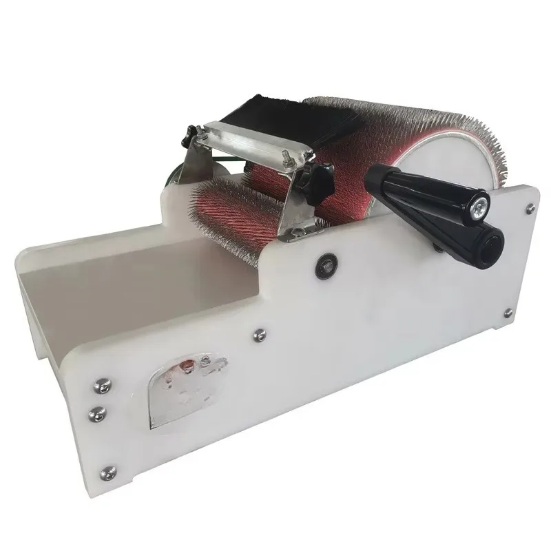 

Swing Sheep Wool Combing Machine – Small Hand-Operated Fiber Drum Carder for Fleece Carding