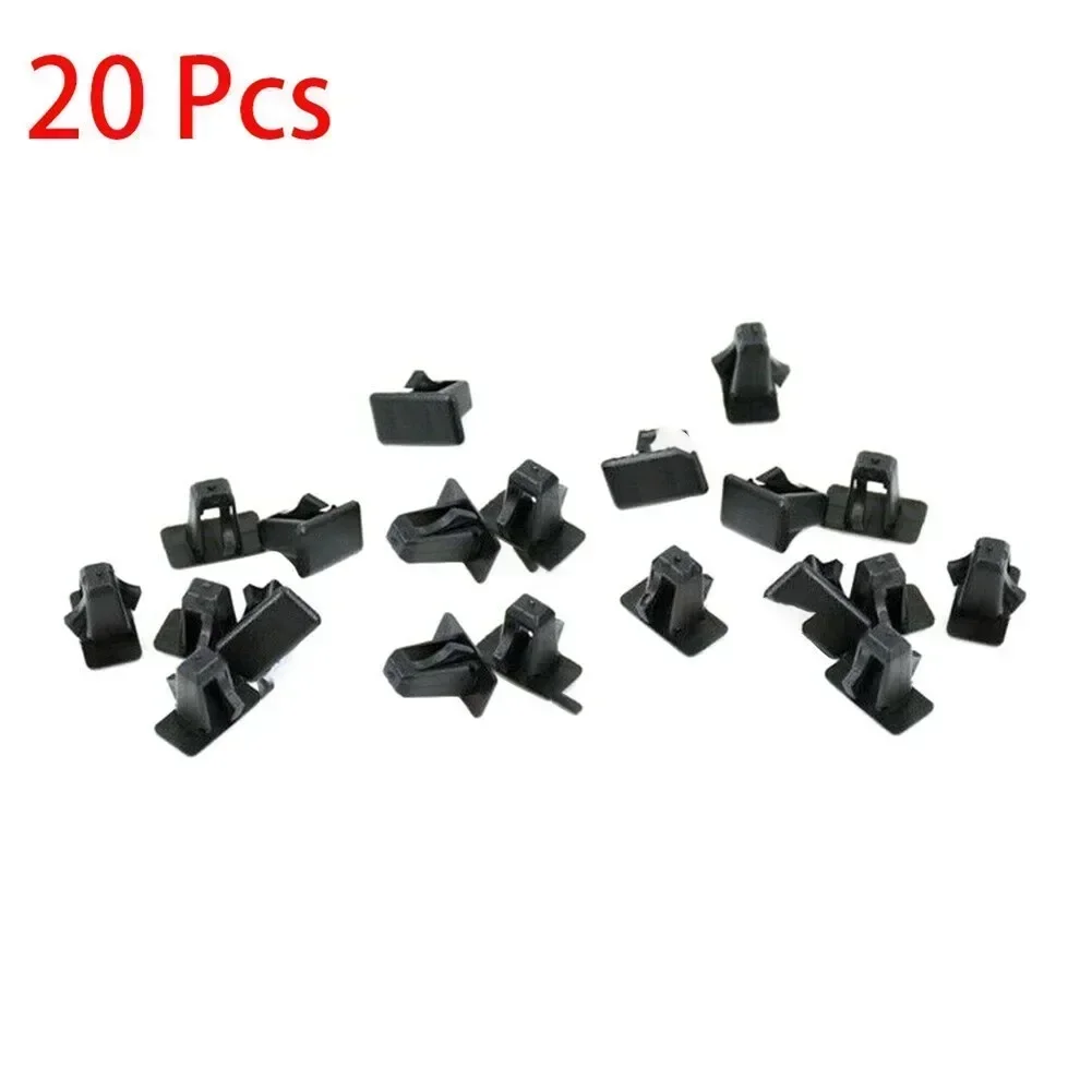 20x Rocker Panel Clip Fits For Chrysler Jeep Grand Cherokee 1999-On Replaces 5FR56DX9 Black Nylon Rocker Panel Clip