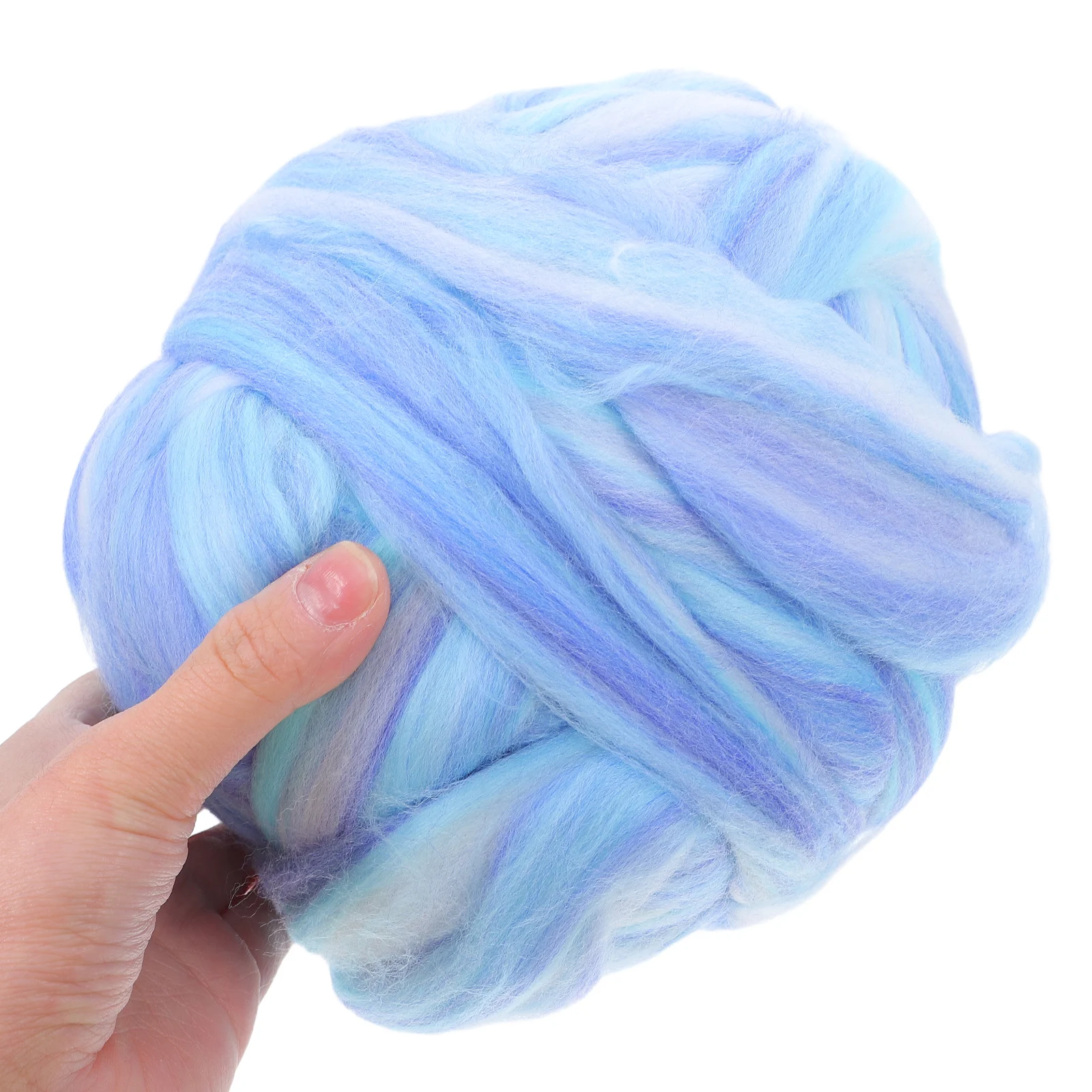 

Imitation Wool Felt Thread Diy Felting Roving Cotton for Fake Wet Craft Materials Colored