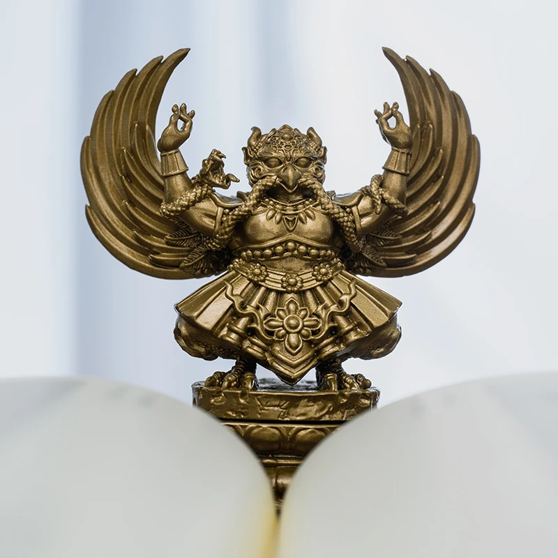 

SIMPLE PRACTICE Garuda Dhwaja ornaments handmade brass Buddha statue Zen tea space decorations