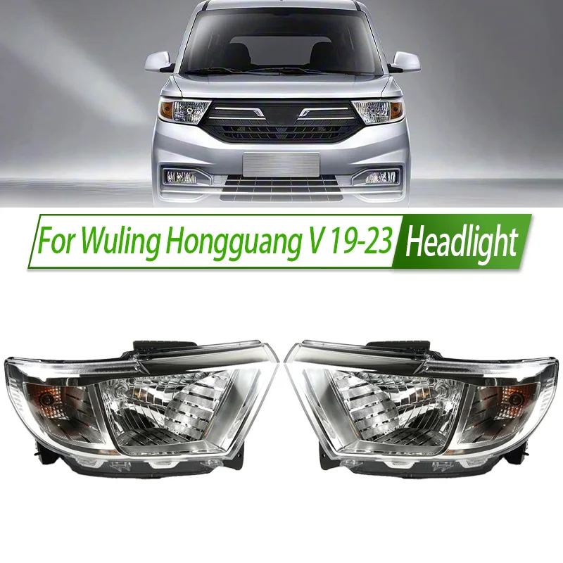 

For Wuling Hongguang S 18-24 Headlight Head Lamp Assembly OEM Style Front Day Running Light Socket Plug & Play Replacement
