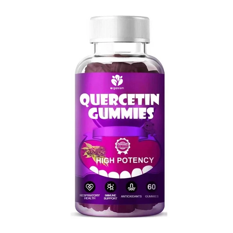 Quercetin gummies - Quercetin contains bromelain, vitamin C, zinc, and elderberry, enhancing the immune system