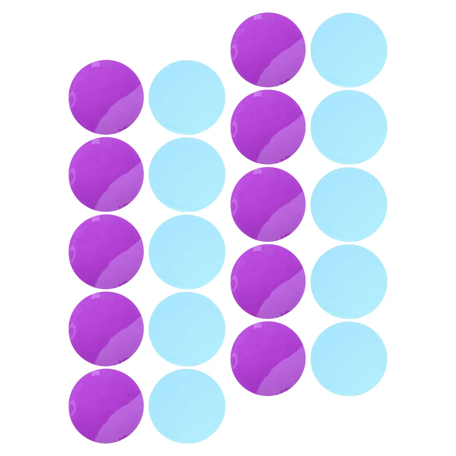 20Pcs Warm Light Filter Stickers Self Adhesive Ambient Tint Circles Gel Light Sheets 74Mm Colored Film for Spotlight Lamps