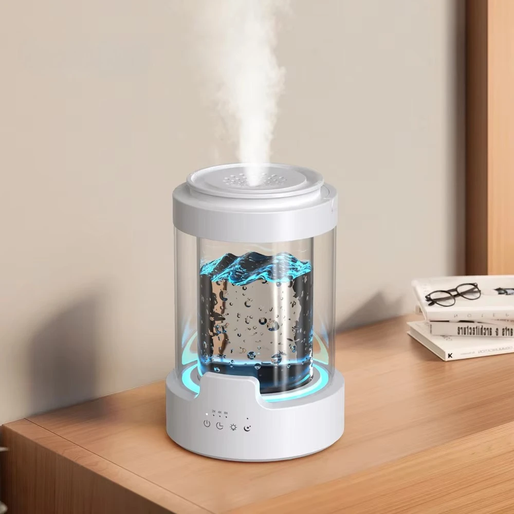 3L Electric Heating Humidifier,100℃ Warm Mist Pure Steam Heated Air Humidifier
