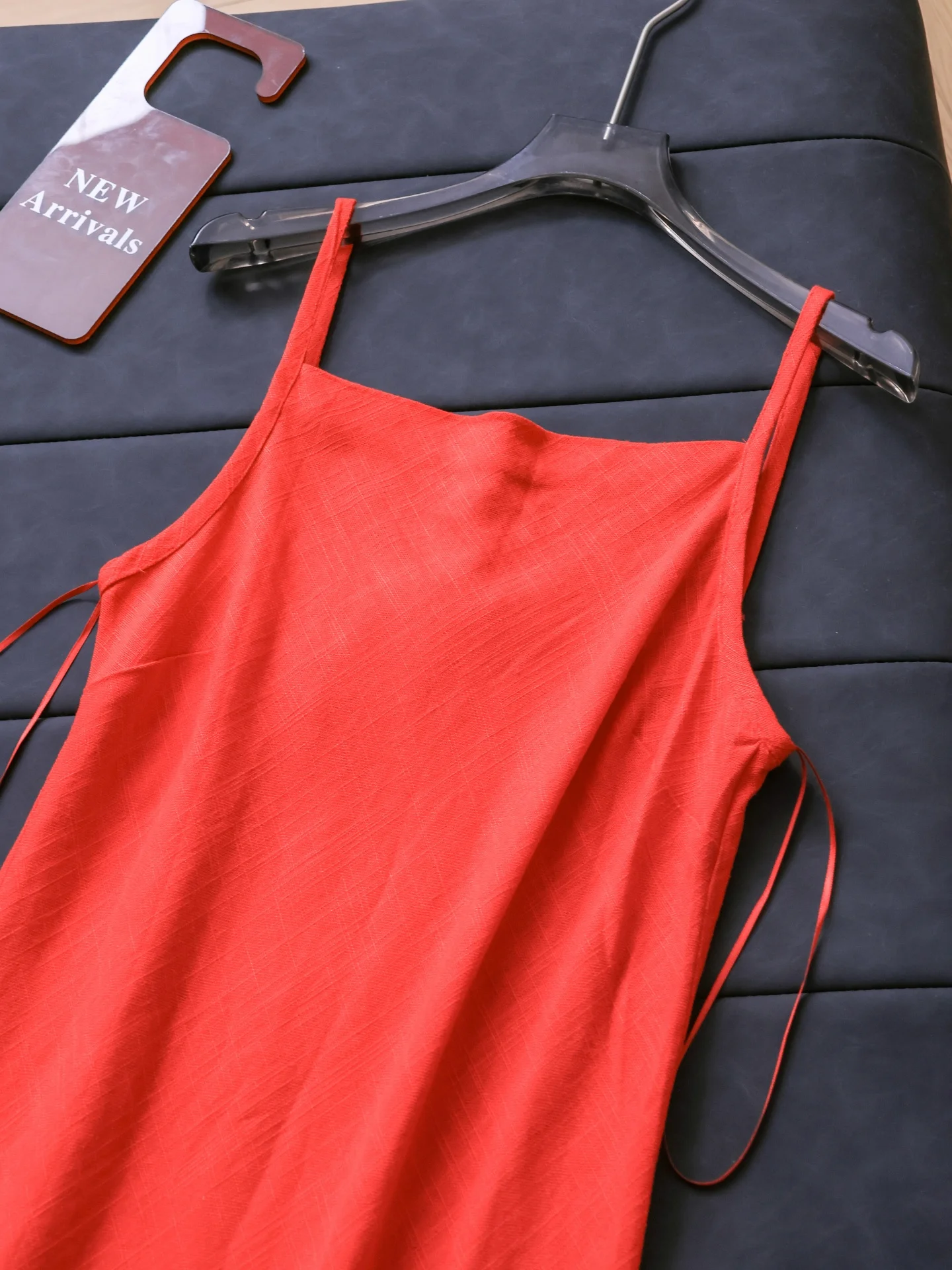 Linen Blend Slim Fit Side Slit - Linen Dress Wrap ulasan dan harga