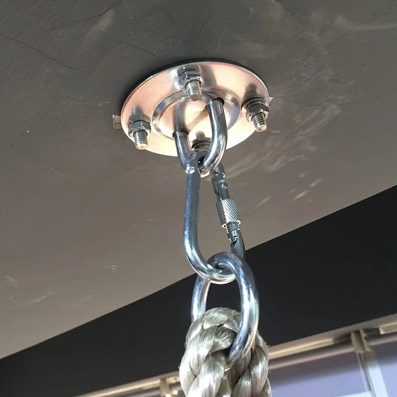 Stainless Steel Swing Hooks Wall-Mounted Ceiling-Installed Hooks Hanging Chair Hooks Sandbags Aerial Yoga Hammocks Utility Hooks