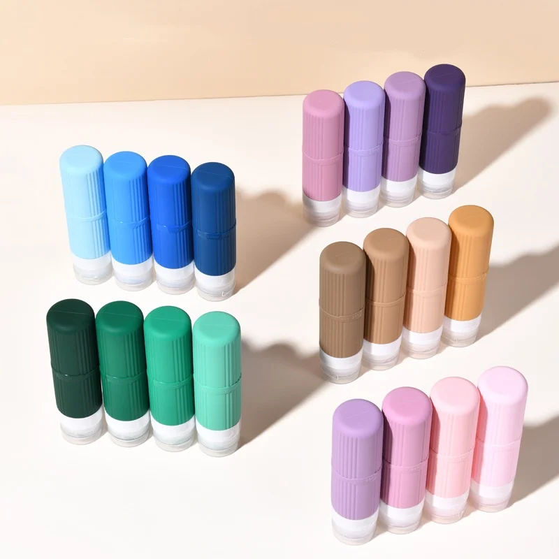 مجموعة زجاجات السفر القابلة لإعادة الملء، غسول شامبو، جل الاستحمام، زجاجات ضغط كبيرة الحجم، مقاومة للتسرب، حاوية فارغة لمستحضرات التجميل السائلة #2