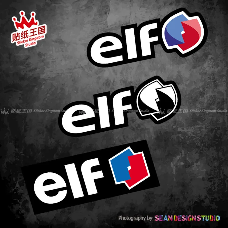 For elf oil Decals motorbike motorcross Motorcycle Waterproof Stickers 16